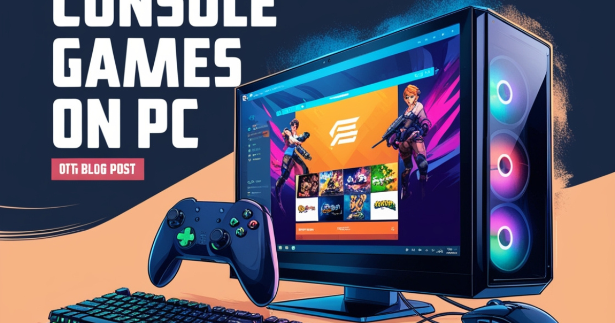 how to play console games on PC
